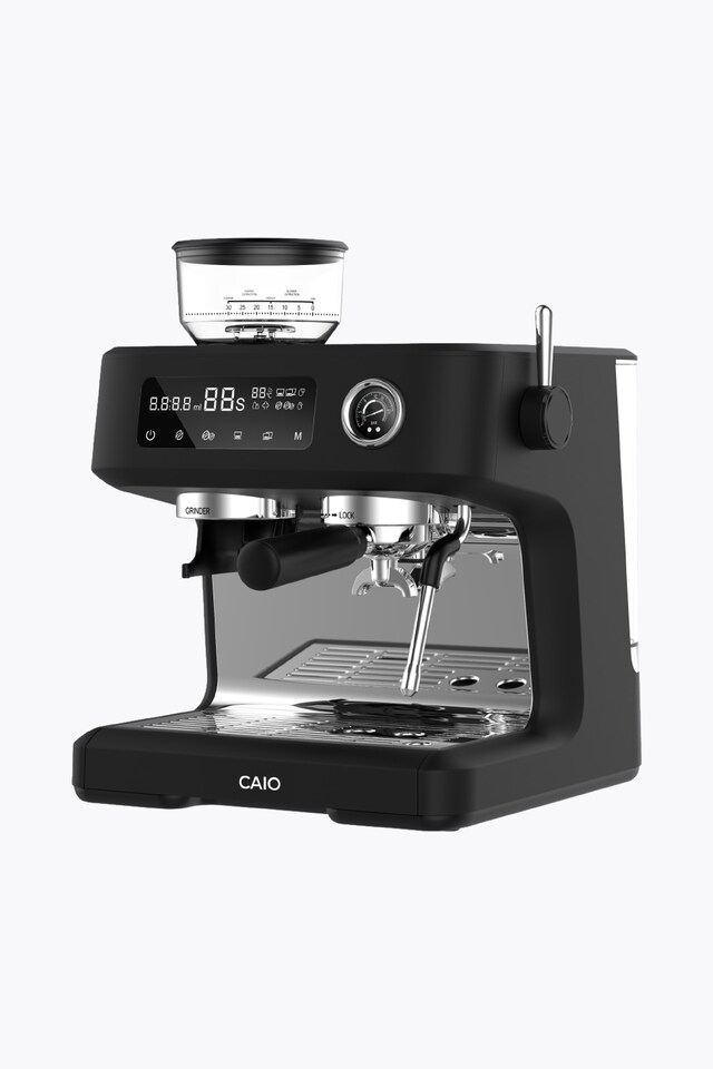 CAIO One espresso machine with grinder black
