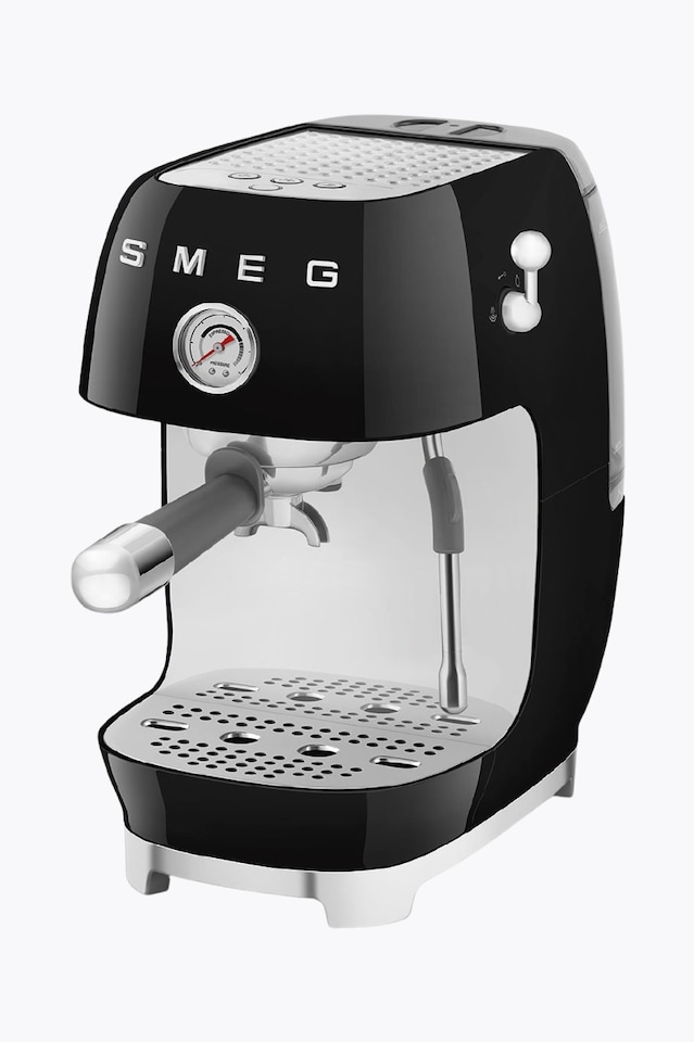 Smeg Espresso Machine 50's Style mit Cold Brew-Funktion, Black