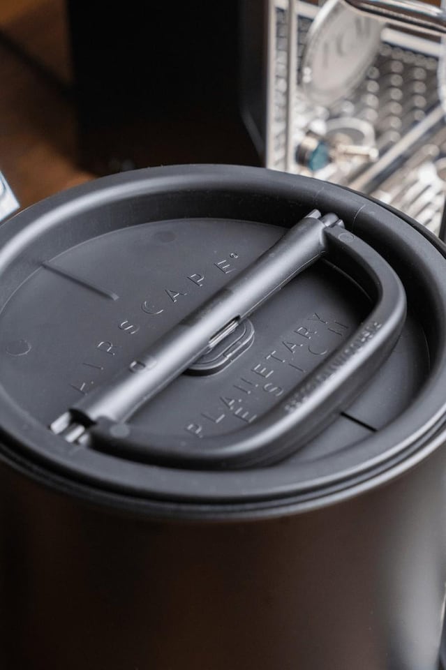 Airscape roastmarket Coffee Canister luftdicht 1kg, Black matt 3