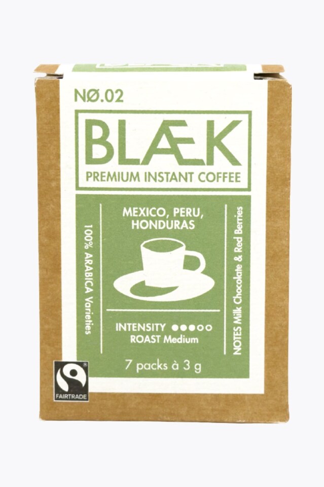 BLÆK Organic Instant Coffee No. 2 Peru 21g