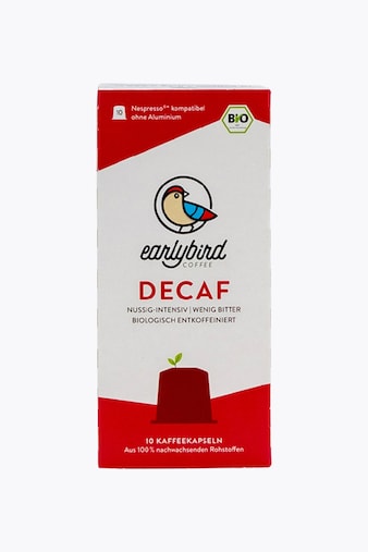 earlybird coffee Decaf Organic 10 Capsules Nespresso® Compatible