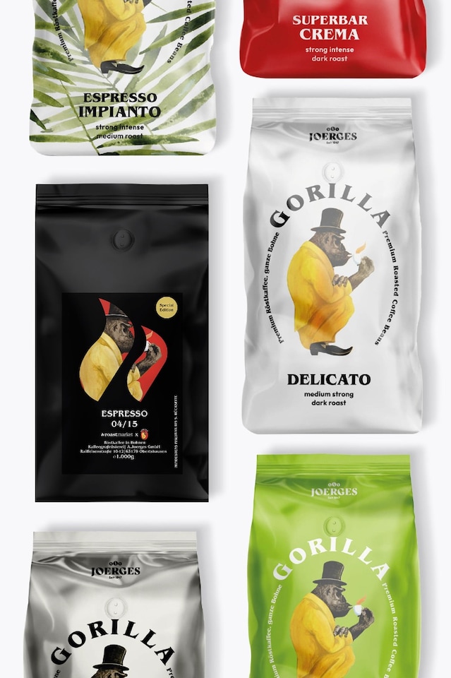 Gorilla Coffee Tasting Set 6kg
